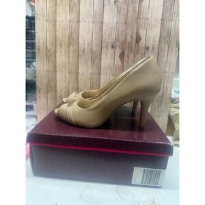 Dexflex Comfort Karie Light beige Sz 11 M Women's Open Toe Heels